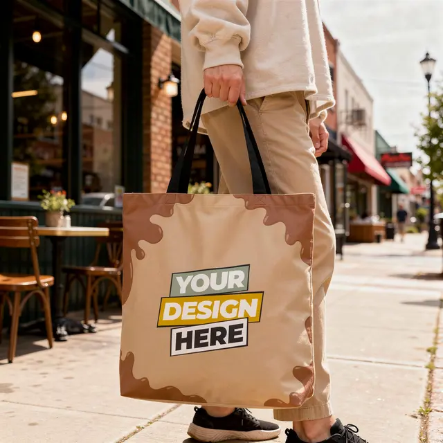 Memento Sublimated Tote Bags view 2