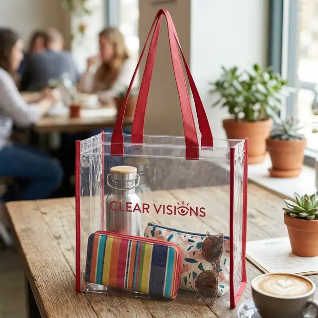 Economy Clear Tote Bag view 5