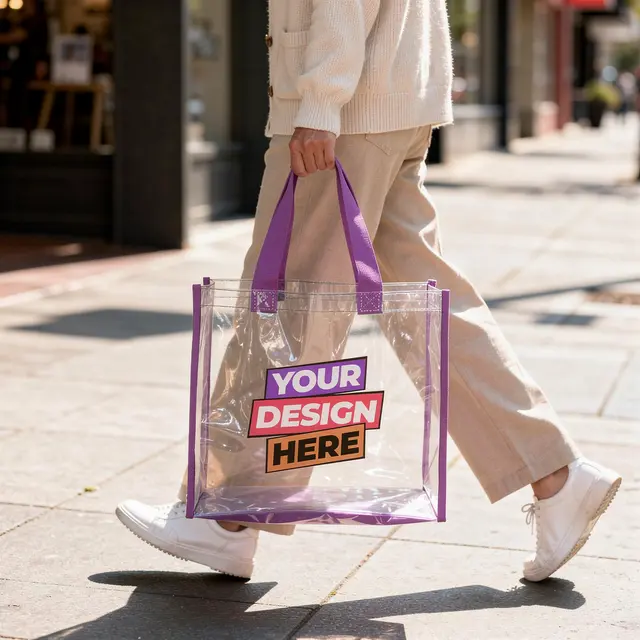 Clear Tote Bags view 11