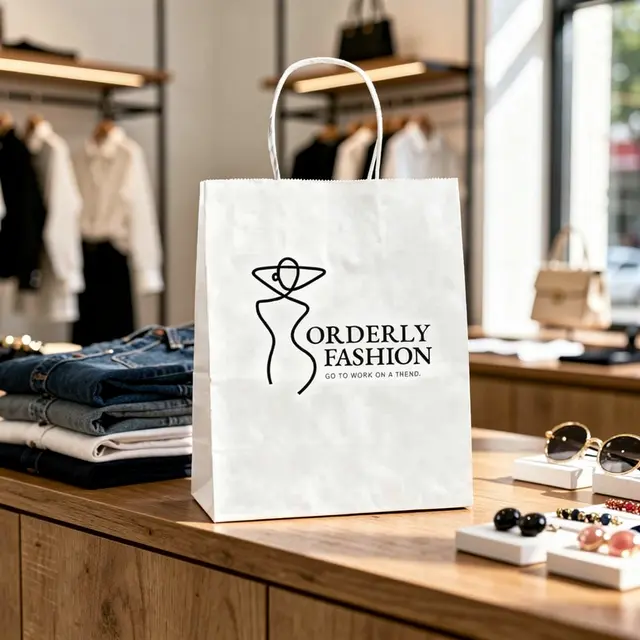 Paper Shopping Bags with Twisted Handles view 9
