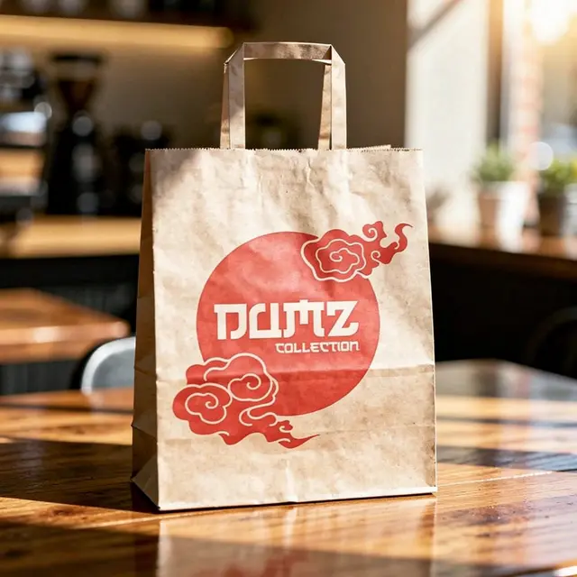 Paper Shopping Bag With Handles view 11