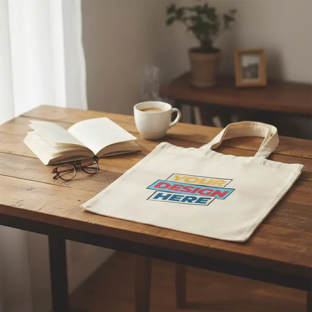 Heavy Duty Eco Cotton Tote Bags (Natural) view 3