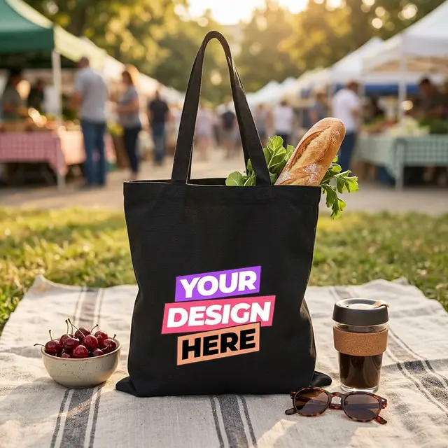 Economy Colored Cotton Shopping Bags view 5