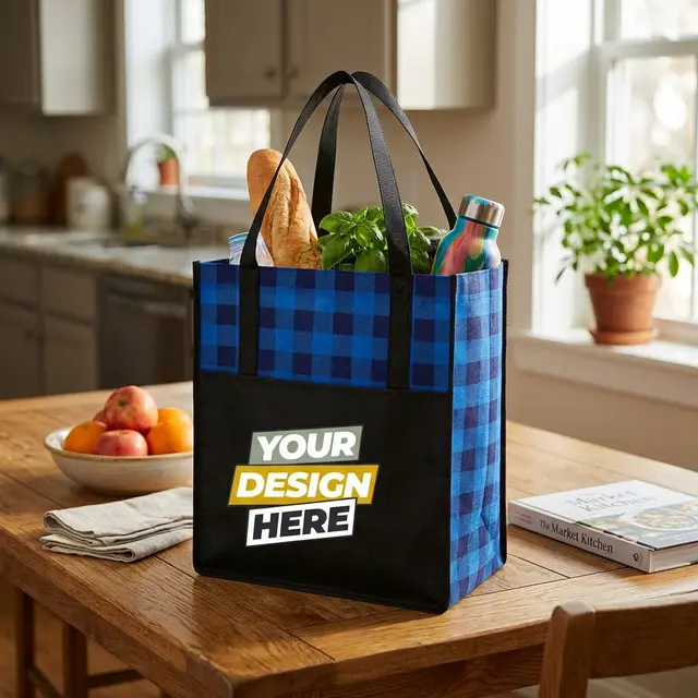 Northwoods Laminated Tote Bags view 4