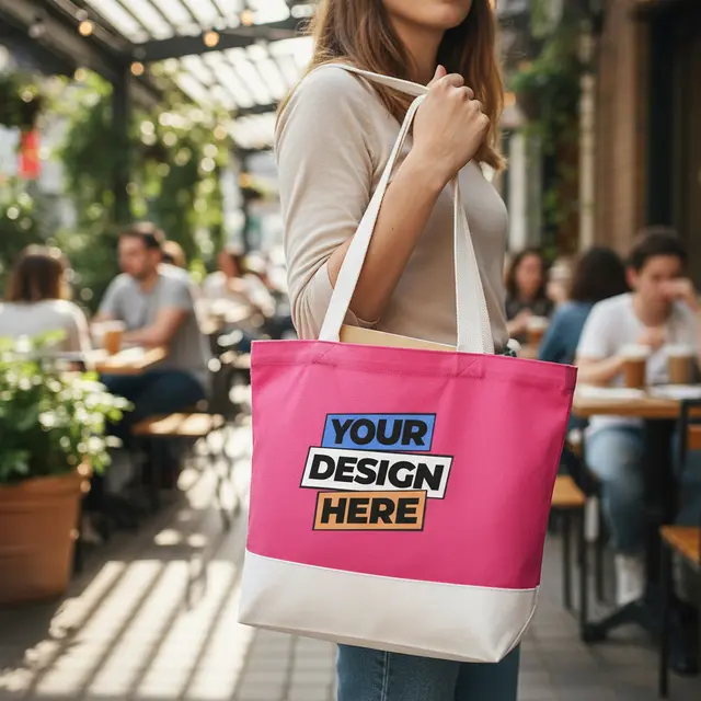 Charisma Laminated Tote Bags view 6