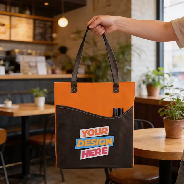 Rivers Pocket Tote Bags view 5