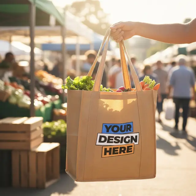 Heavy Duty Grocery Tote Bags view 3