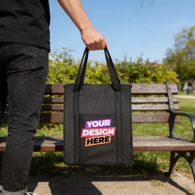Insulated Grocery Tote Bags view 3