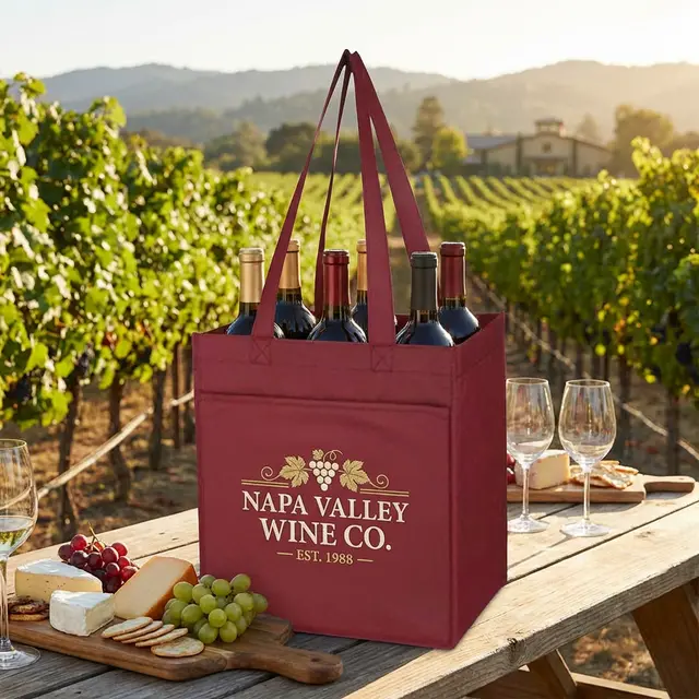 6-Bottle Wine Tote Bag view 3