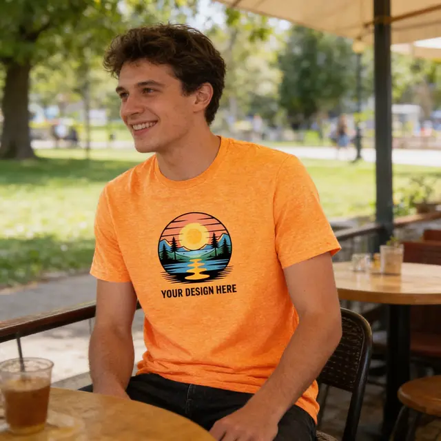 Allmade Unisex Tri-Blend Tee view 2