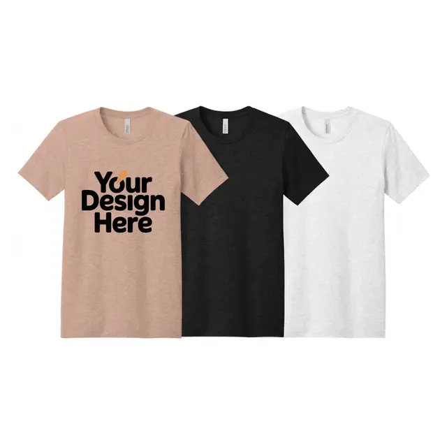 Bella + Canvas Unisex Heather CVC T-Shirt view 5