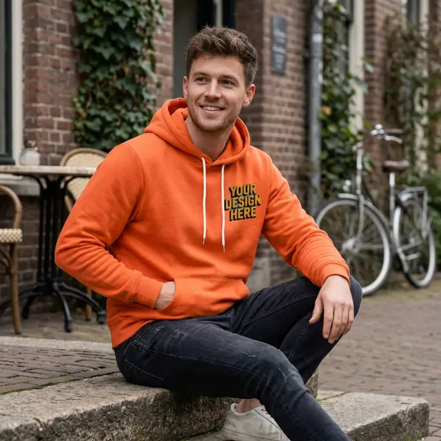 Bella + Canvas Unisex Sponge Fleece Pullover Hoodie view 2
