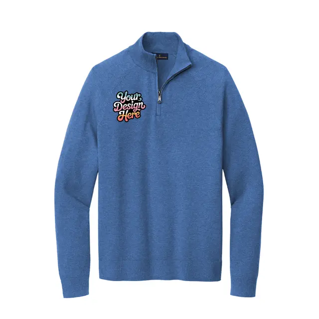 Brooks Brothers Cotton Stretch 1/4-Zip Sweater view 3