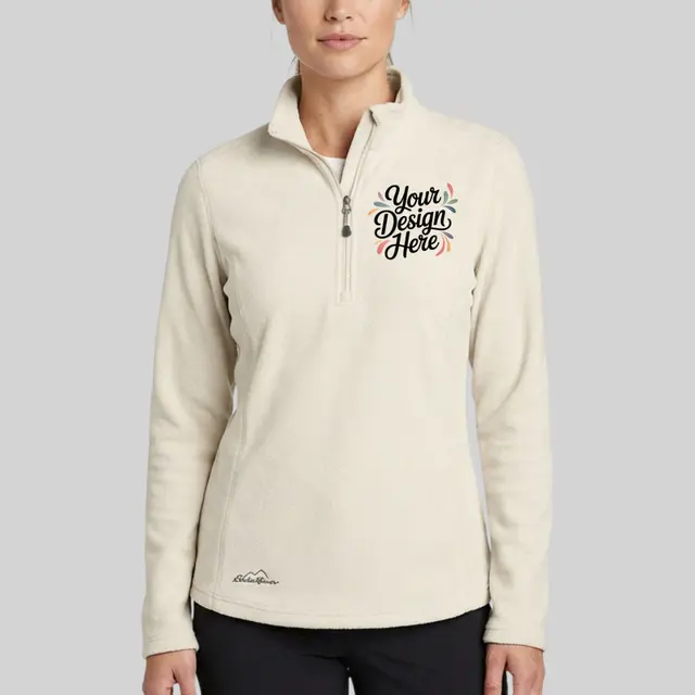 Eddie Bauer Women's 1/2-Zip Microfleece Jacket view 1