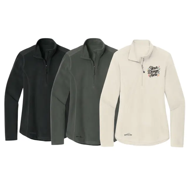 Eddie Bauer Women's 1/2-Zip Microfleece Jacket view 5