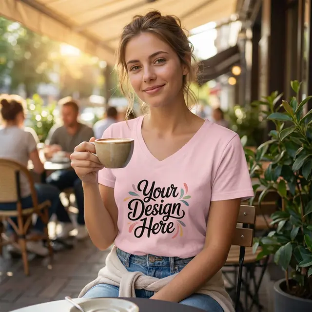 Stanley/Stella Women's Stella Isla V-Neck Tee view 2