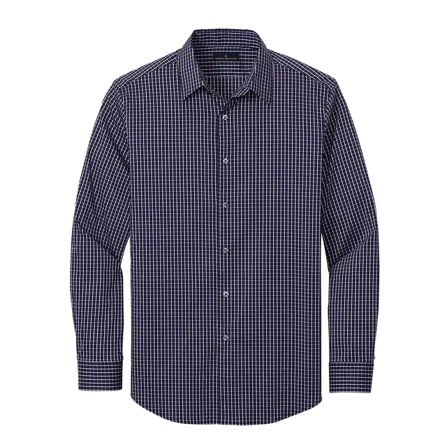 Navy Blazer-White Grid Check