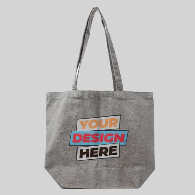 Bottom Gusset Color Cotton Tote Bags view 1