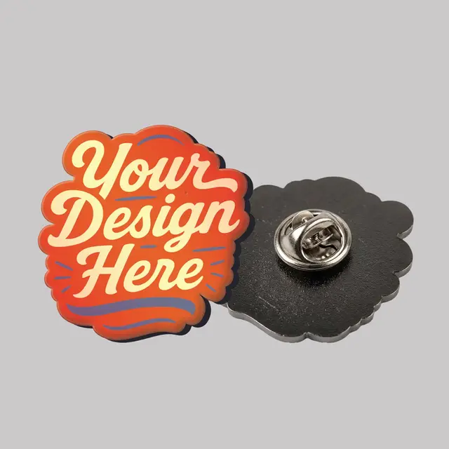 Hard Enamel Pins With Backing Card view 2