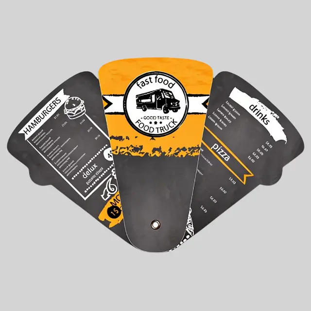 Large 4 Part Expandable Hand Fan view 1