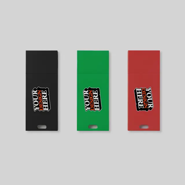 Custom PVC Rectangle USB view 1
