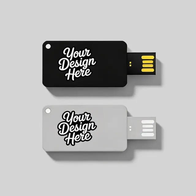 Custom Flat USB view 1