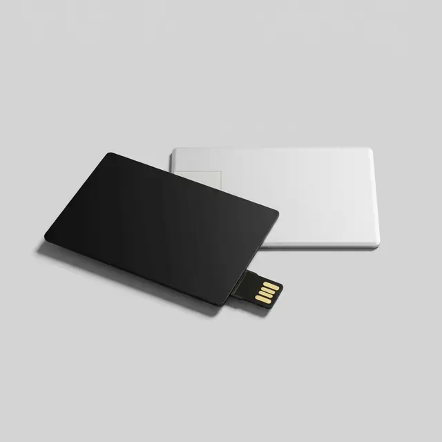 Custom Metal Credit Card USB view 3