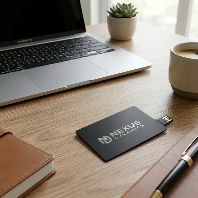 Custom Metal Credit Card USB view 5