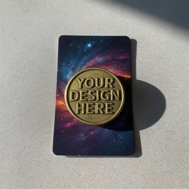 Die Cast 3D Pins With Backing Card view 3