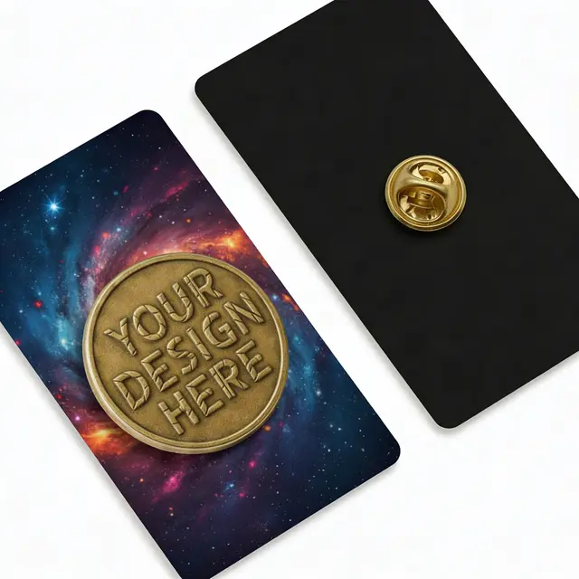 Die Cast 3D Pins With Backing Card view 4