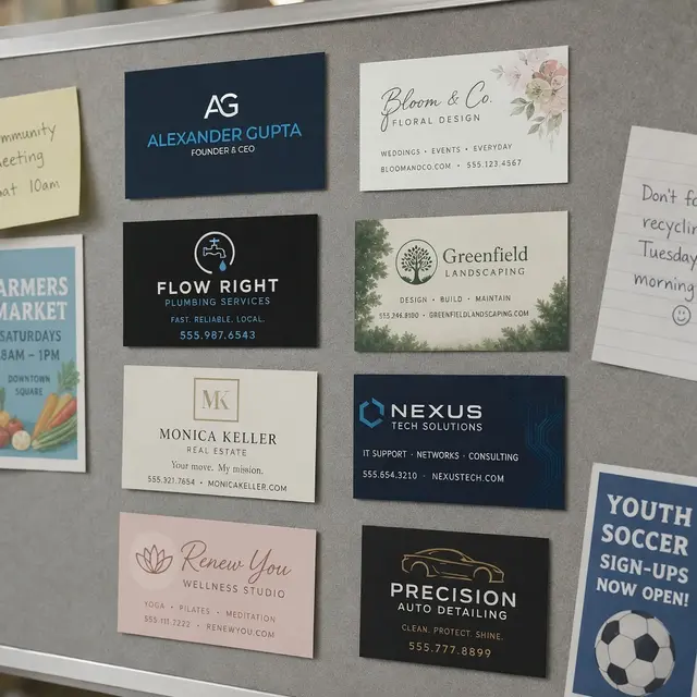 Business Card Magnet view 3
