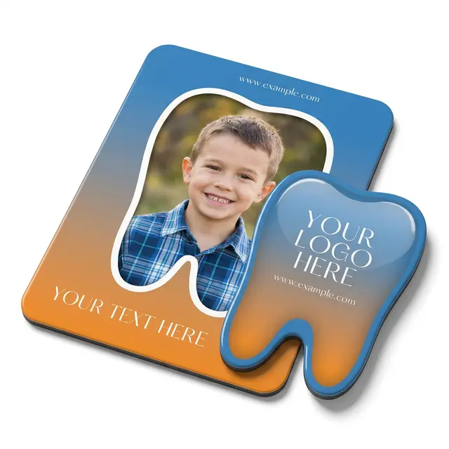 Tooth Punch Out Picture Frame Magnet view 3