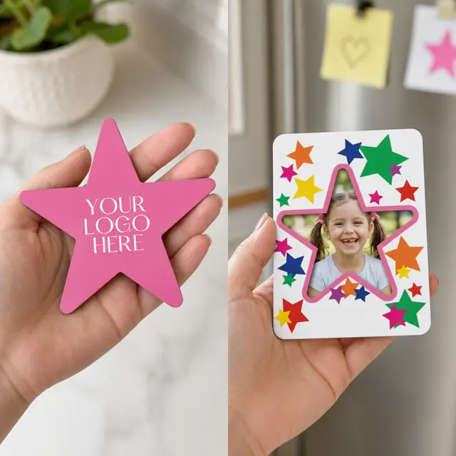 Star Punch Out Picture Frame Magnet view 5