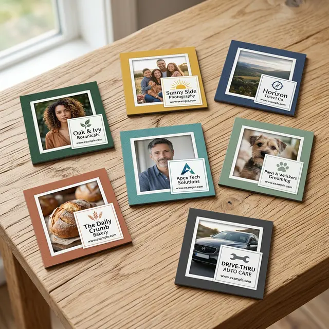 Square Punch Out Picture Frame Magnet view 4