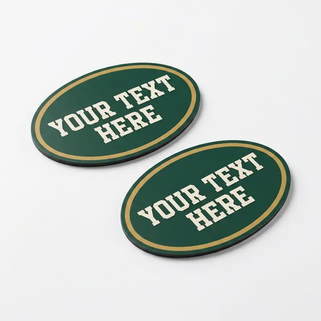Car Sign Oval Magnet 6 x 4 view 3