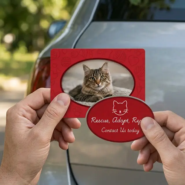 2-in-1-oval-car-magnet-w-picture-frame view 4