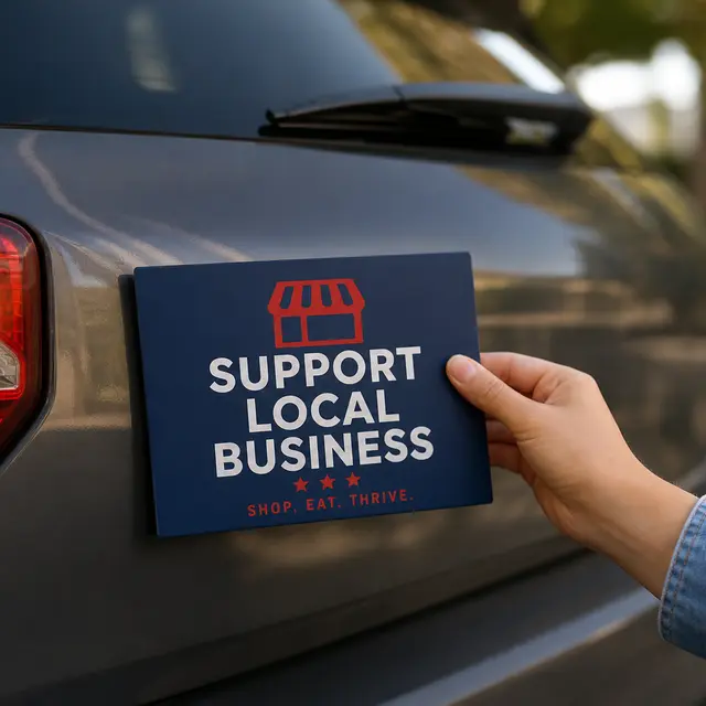 Car Sign Magnet 5-3/4 x 7-1/8 view 3