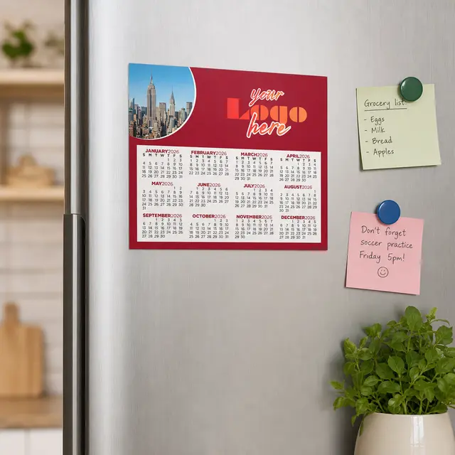 Calendar Sq Crnr Magnet 3-13/32 x 3-29/32 view 4