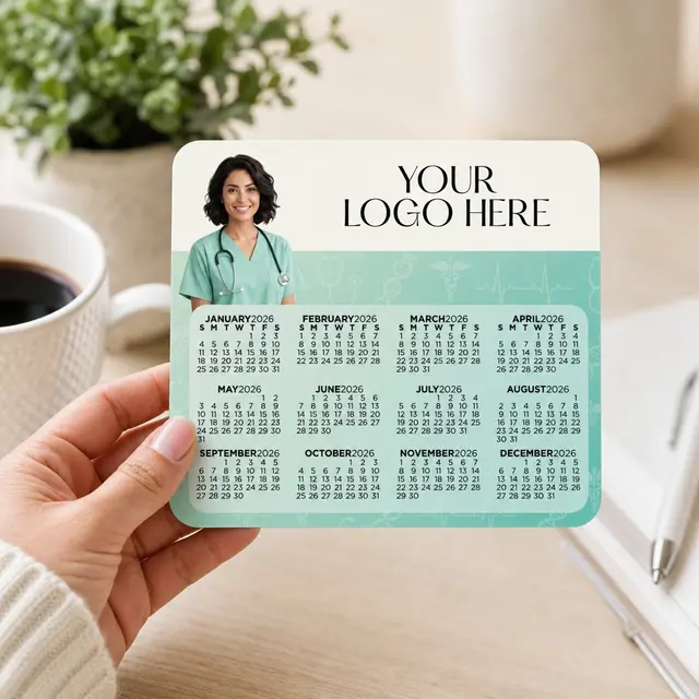 Calendar Round Corner Magnet view 2