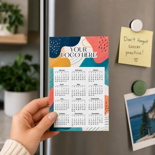 Calendar Square Corner Magnet 3 1/2 x 6 view 3