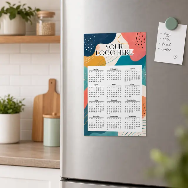 Calendar Square Corner Magnet 3 1/2 x 6 view 4