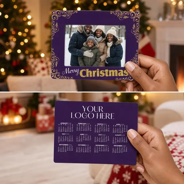 Holiday Calendar Punch Out Picture Frame view 2