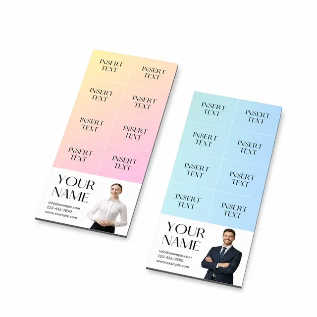Business Card Magnet w/ 8 Message Magnets view 3