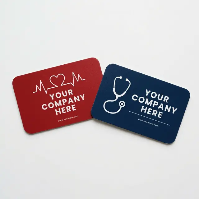 Round Corner Business Card Magnet view 2
