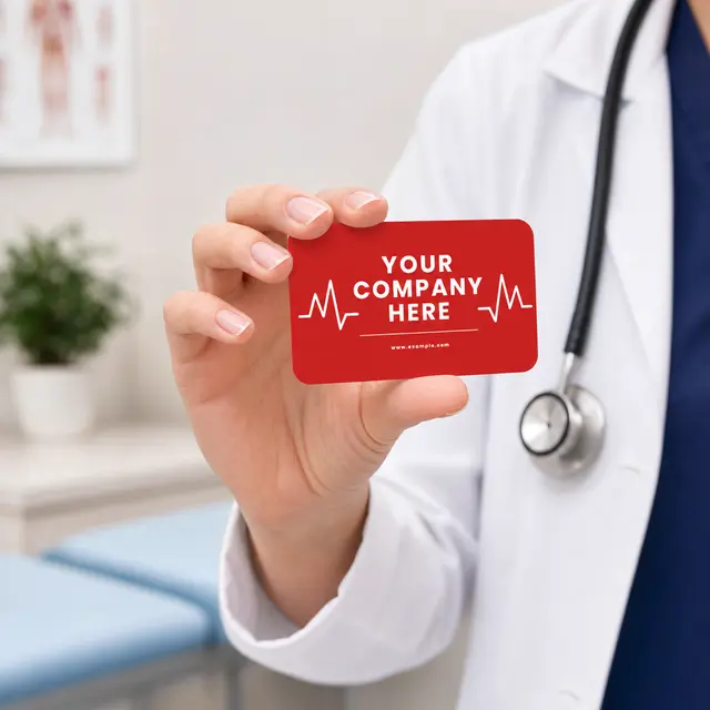 Round Corner Business Card Magnet view 6