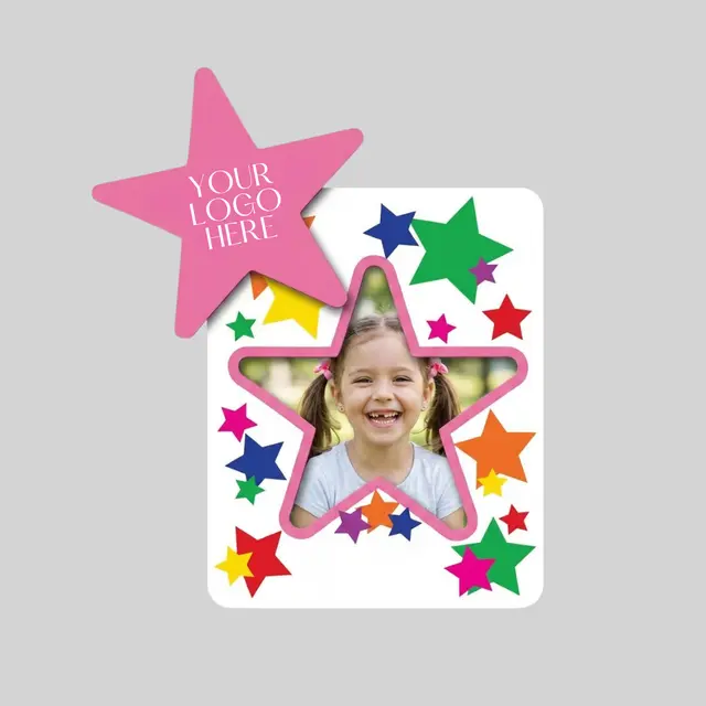 Star Punch Out Picture Frame Magnet view 1