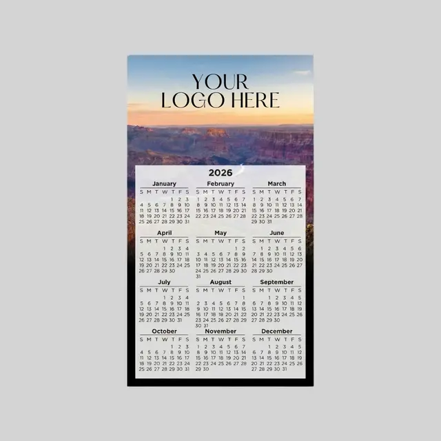 Calendar Large Magnet 3-29/32 x 6-15/16 view 1