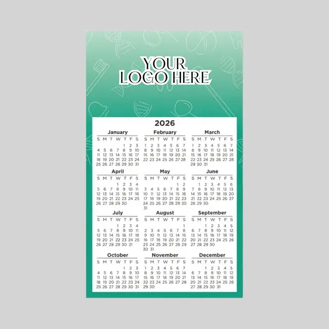 Calendar Sq Crnr Magnet 2-29/32 x 4-15/16 view 1
