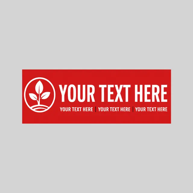 Car Sign Magnet 8 x 22 view 1