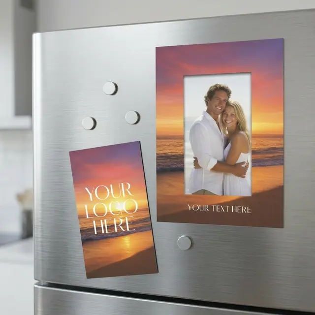 Bus Card Punch Out Picture Frame Magnet view 3